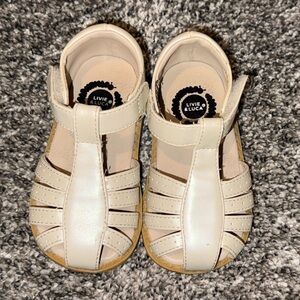Livie & Luca Toddler Ivory Sandals Size 5